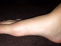 Amateur Brunette Foot Fetish 