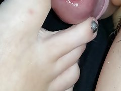 British Foot Fetish Footjob 